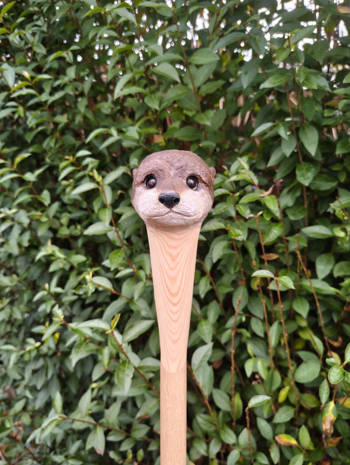 Otter walking stick