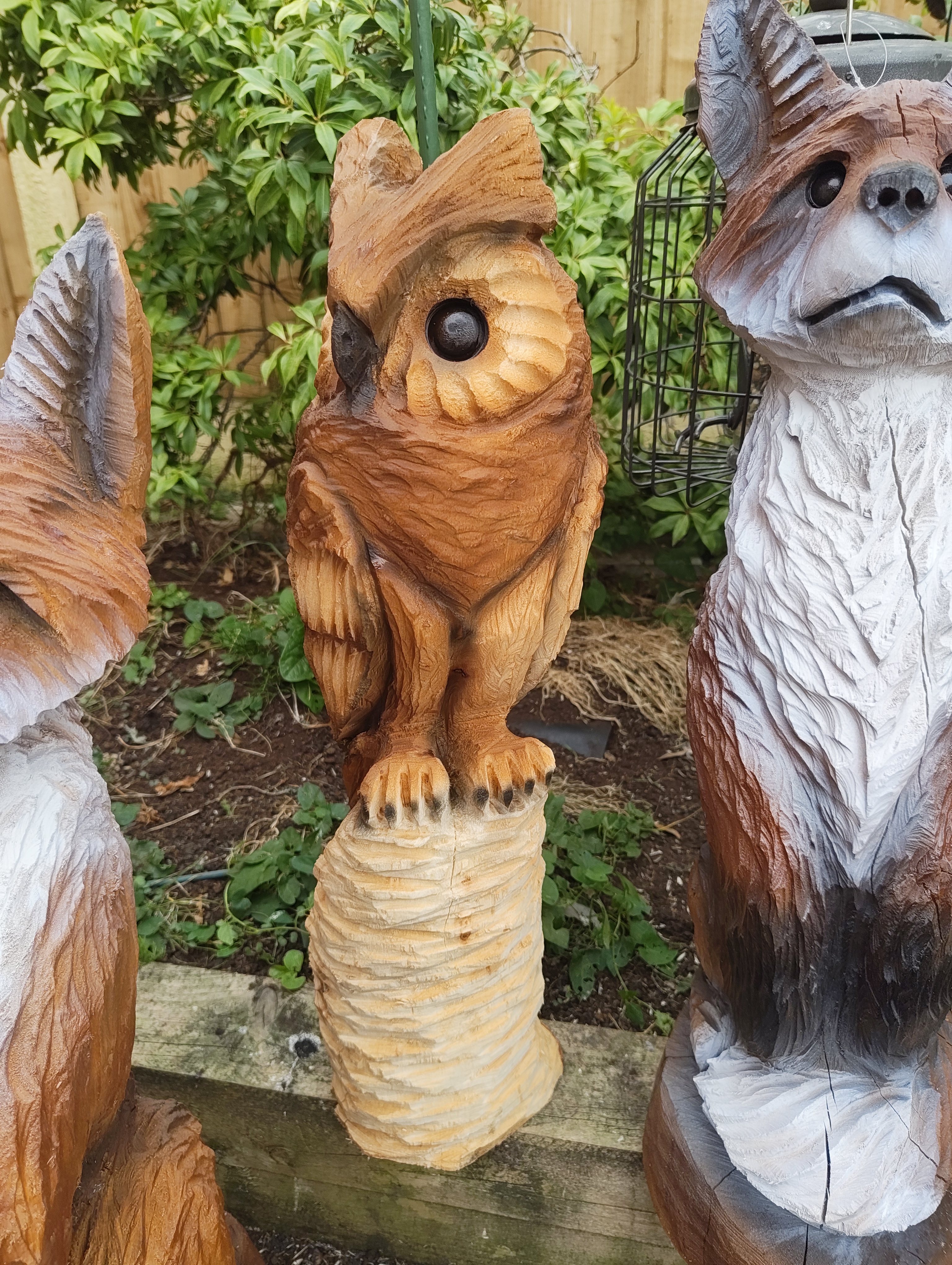 Owl statue 58 cm