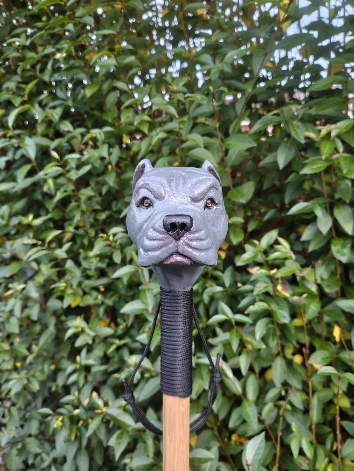 XXL Bully dog walking stick